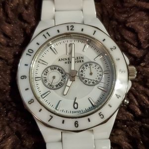 Anne Klein White Ceramic Watch